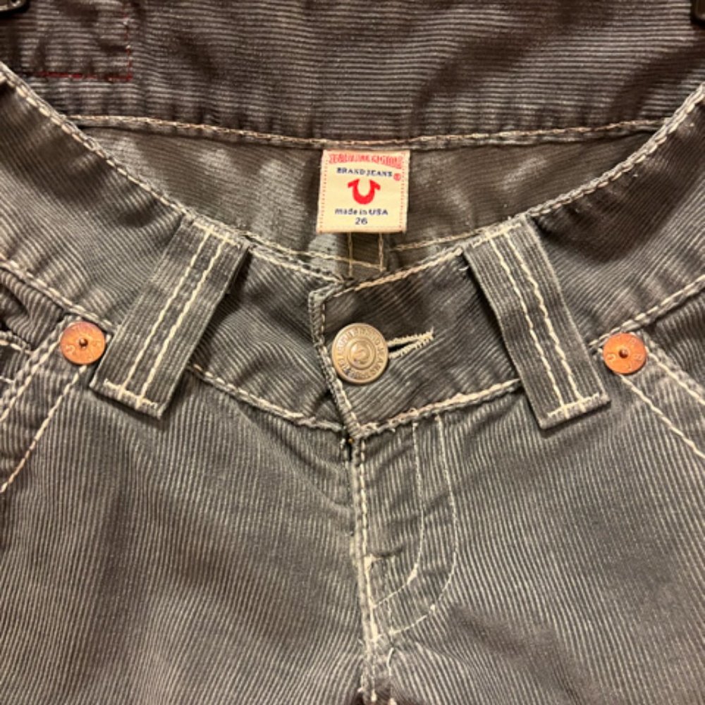 TRUE RELIGION "Sammy Big T" Corduroy Jeans - Picture 3 of 8